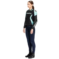 RACING 5 - CHAQUETA MOTO DE CUERO MUJER