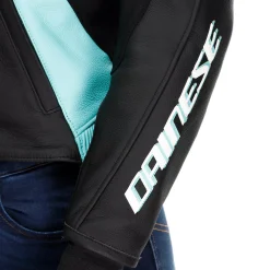 RACING 5 - CHAQUETA MOTO DE CUERO MUJER