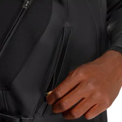 RACING 5 - CHAQUETA MOTO DE CUERO HOMBRE