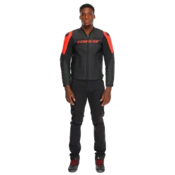 RACING 5 - CHAQUETA MOTO DE CUERO HOMBRE