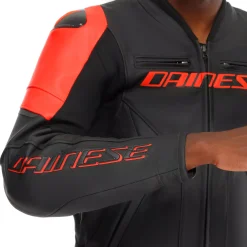 RACING 5 - CHAQUETA MOTO DE CUERO HOMBRE