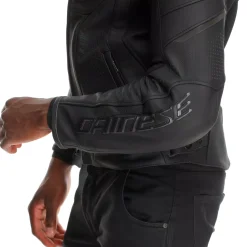 RACING 5 - CHAQUETA MOTO DE CUERO PERFORADA HOMBRE