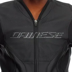 RACING 5 - CHAQUETA MOTO DE CUERO PERFORADA HOMBRE