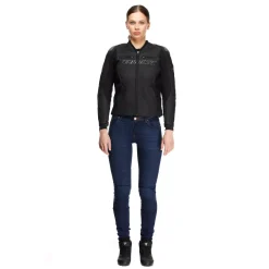 RACING 5 - CHAQUETA MOTO DE CUERO MUJER