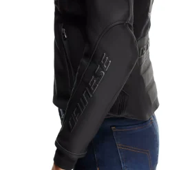 RACING 5 - CHAQUETA MOTO DE CUERO MUJER