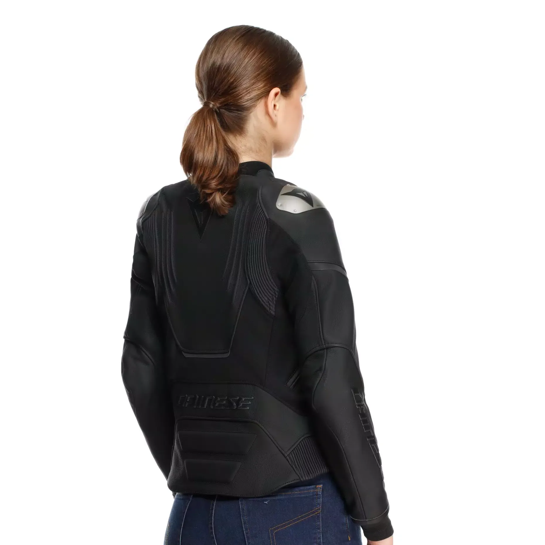 RACING 5 - CHAQUETA MOTO DE CUERO MUJER