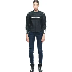 RAPIDA CHAQUETA DE CUERO MOTO MUJER