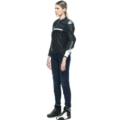 RAPIDA CHAQUETA DE CUERO MOTO MUJER