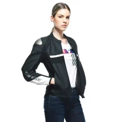 RAPIDA CHAQUETA DE CUERO MOTO MUJER