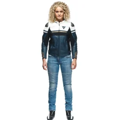 RAPIDA CHAQUETA DE CUERO MOTO MUJER