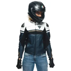 RAPIDA CHAQUETA DE CUERO MOTO MUJER