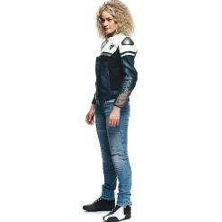 RAPIDA CHAQUETA DE CUERO MOTO MUJER