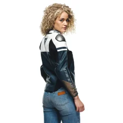 RAPIDA CHAQUETA DE CUERO MOTO MUJER