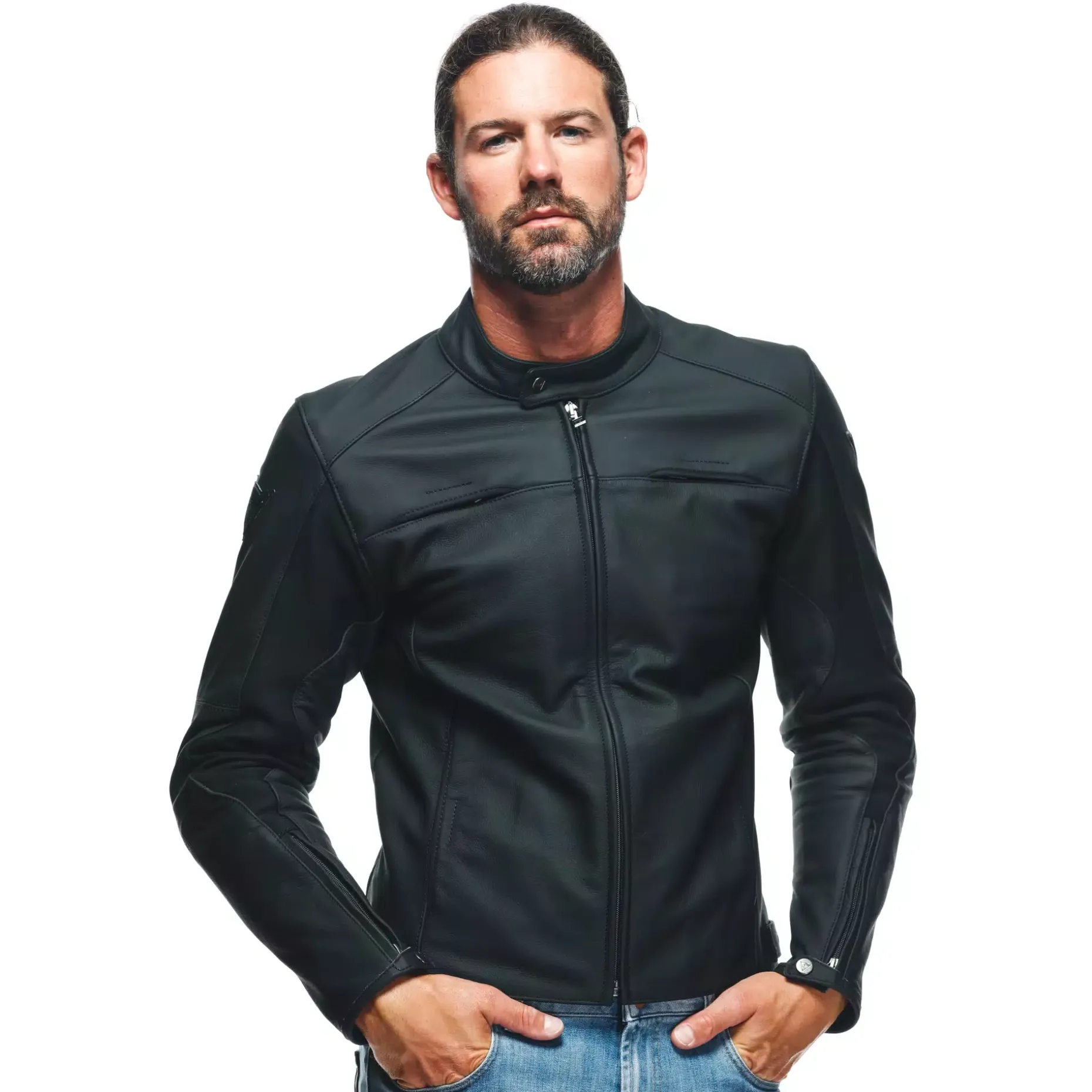 RAZON 2 CHAQUETA DE CUERO MOTO HOMBRE