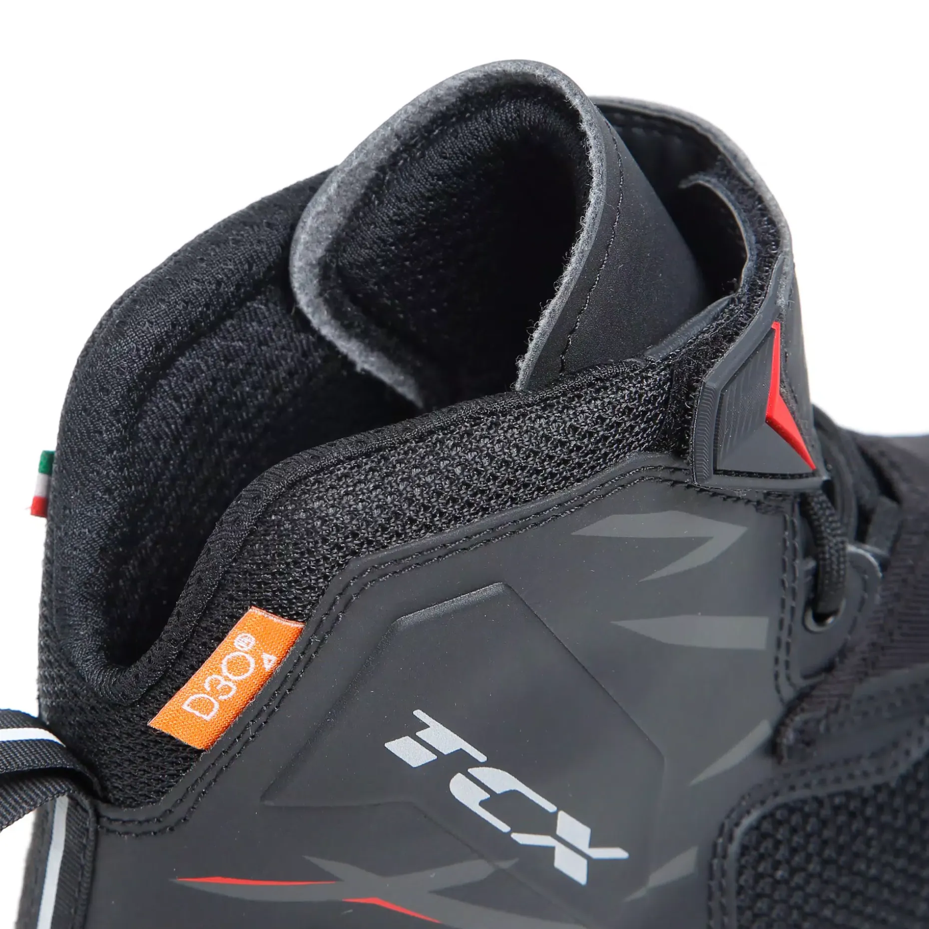 R04D AIR ZAPATO MOTO PARA VERANO HOMBRE - NEGRO/ROJO