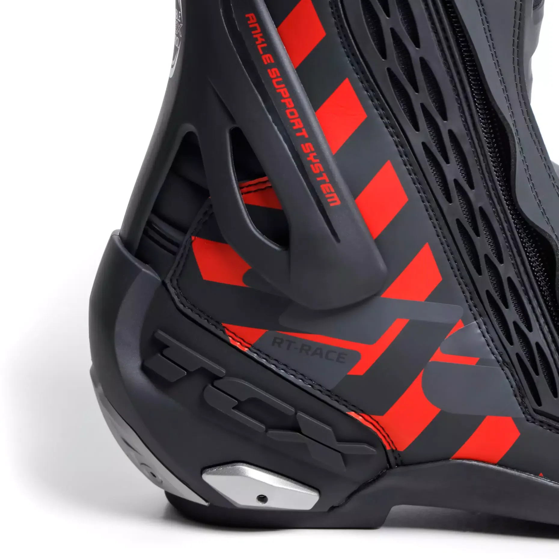 RT-RACE BOTAS MOTO HOMBRE - NEGRO/ROJO