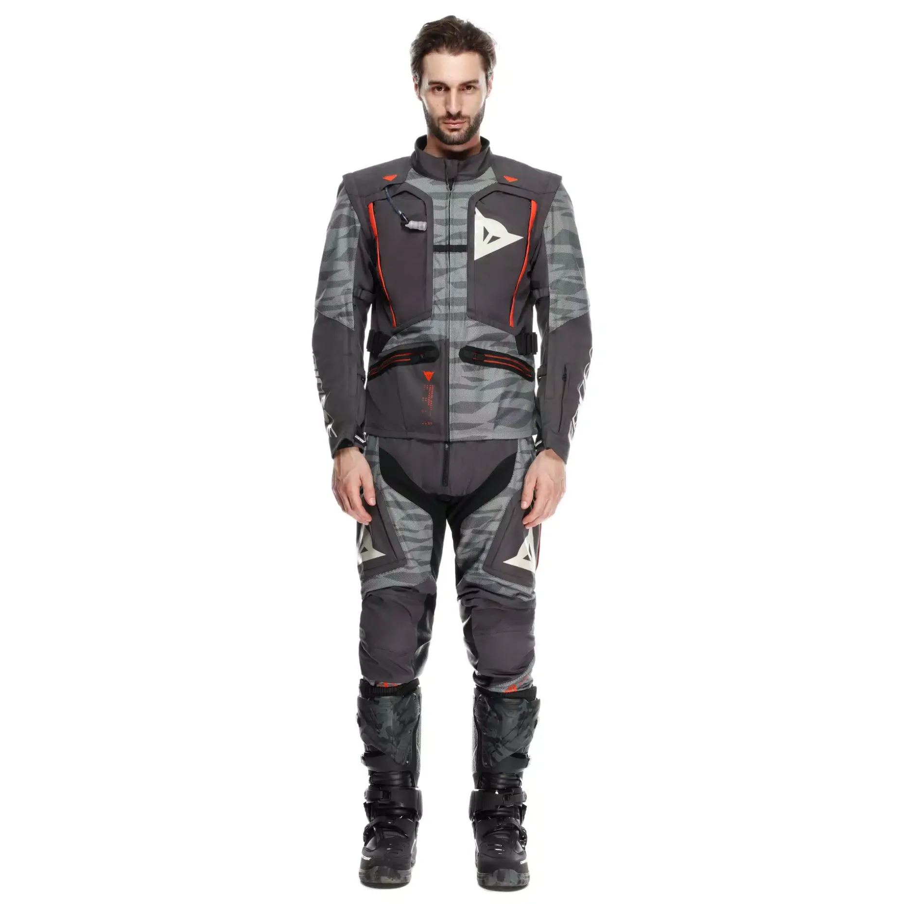 STERRATO - CHAQUETA MOTO OFFROAD EN TEJIDO HOMBRE