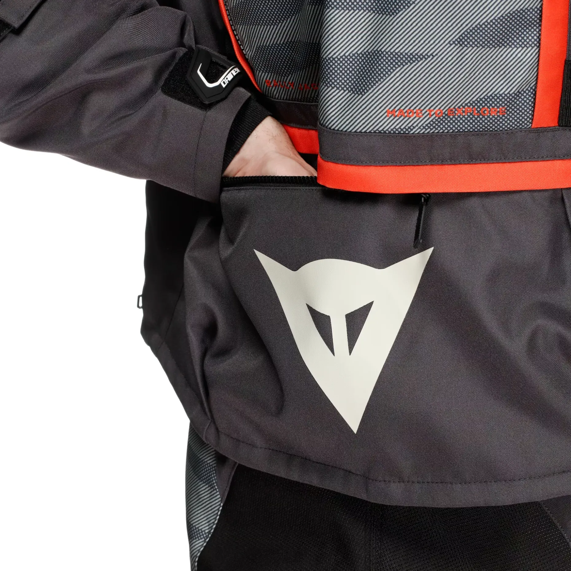 STERRATO - CHAQUETA MOTO OFFROAD EN TEJIDO HOMBRE