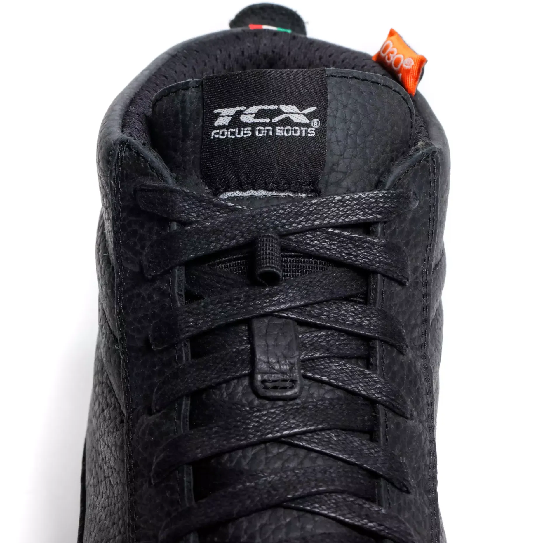 STREET 3 WP ZAPATO MOTO IMPERMEABLE HOMBRE - NEGRO/NEGRO/BLANCO