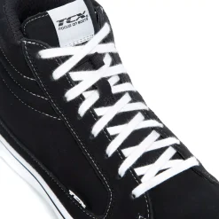 STREET 3 WP ZAPATO MOTO IMPERMEABLE HOMBRE - NEGRO/BLANCO
