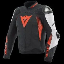 SUPER SPEED 4 - CHAQUETA DE MOTO DE CUERO PERFORADO HOMBRE