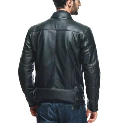 ZAURAX CHAQUETA DE CUERO MOTO HOMBRE